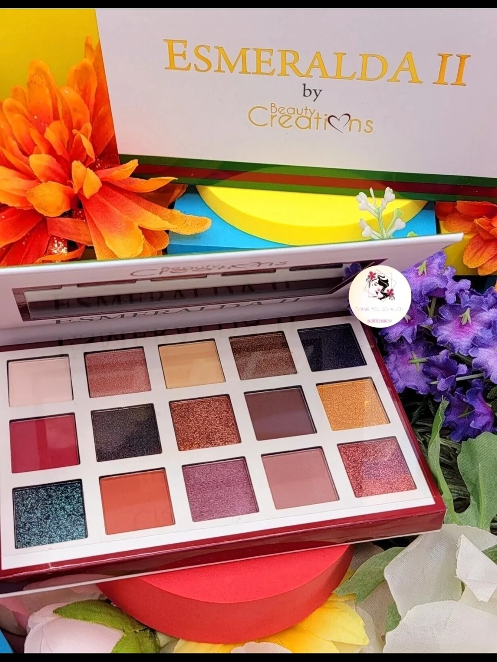 Esmeralda II Eyeshadow Palette by Beauty Creations - Multi-Color